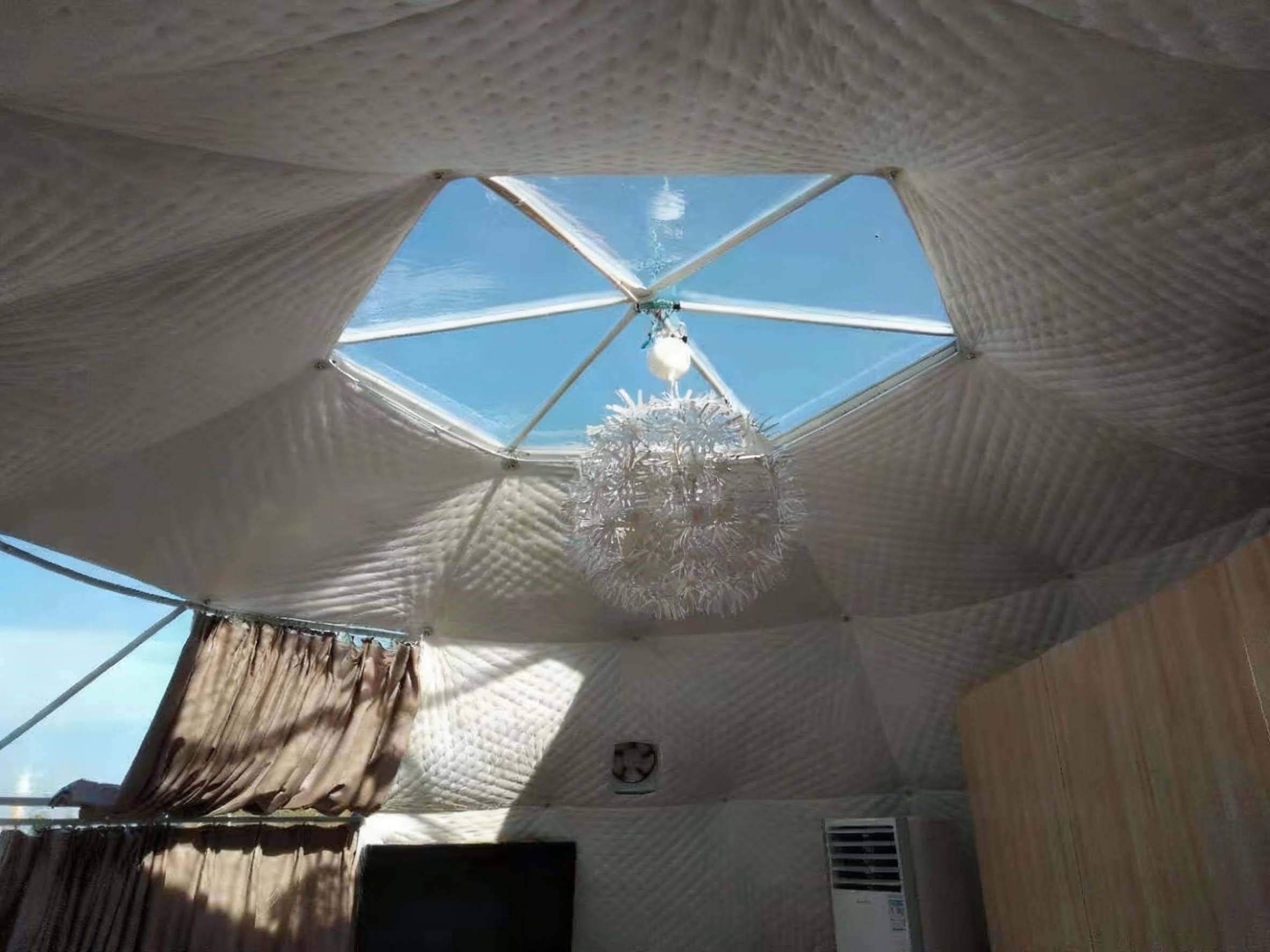 公司：星空主题帐篷先驱者透明月球圆球大帐篷全场景覆盖pg电子试玩网站免费TOP佛山好来居金属结构房屋有限(图2)